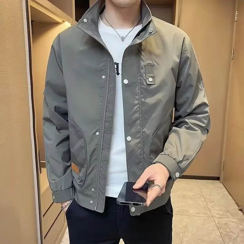 Spring Autumn Men's Jacket Short Lightweight Warmth Men's Fashion Workwear Top Youth Popular Polyester Fiber Long Sleeve Stan...
Spring Autumn Men's Jacket Short Lightweight Warmth Men's Fashion Workwear Top Youth Popular Polyester Fiber Long Sleeve Stan...