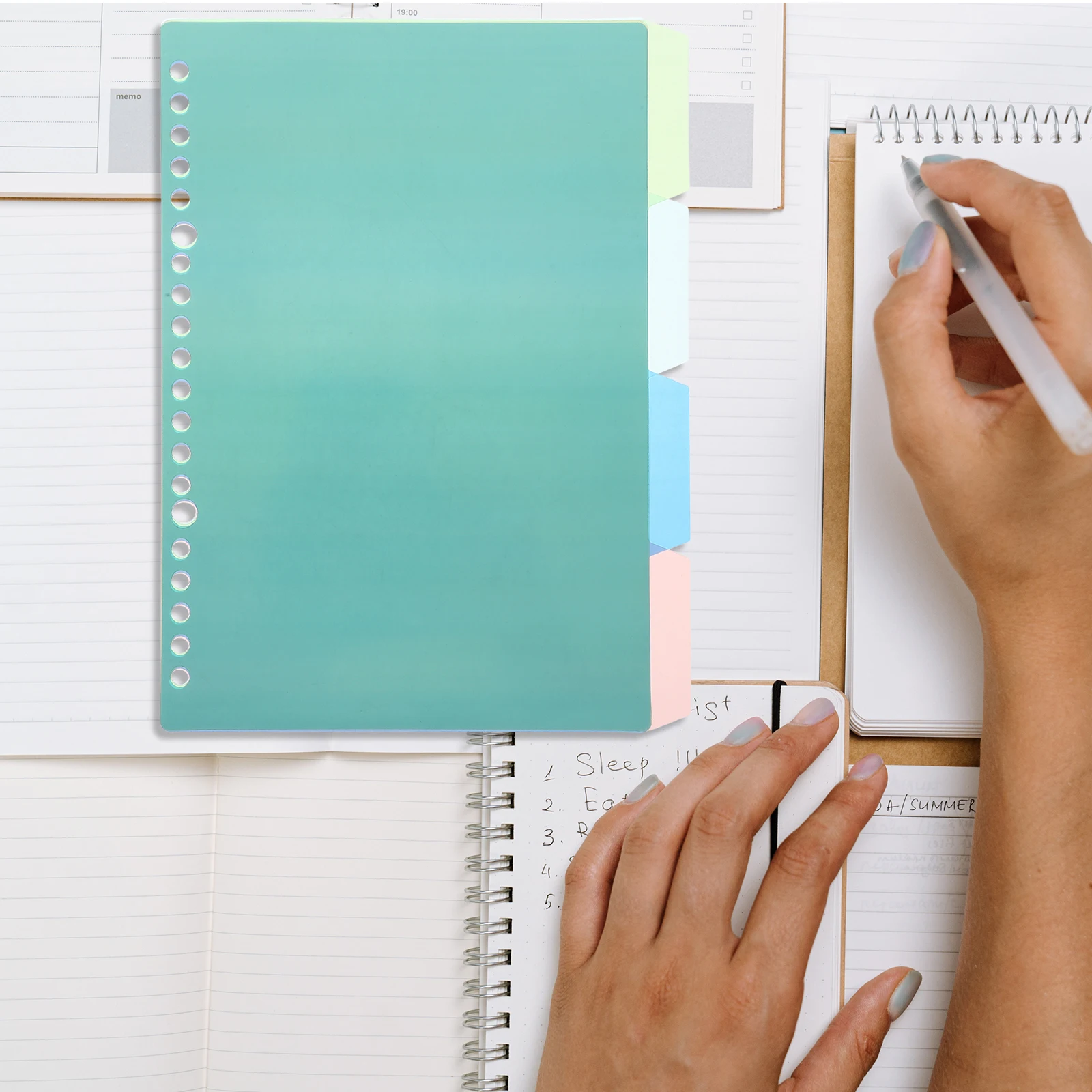 10 Sets 4 Colors Retro Index Divider Pages A5 B5 Notebook Tabs Binder Office Supplies Plastic Marker Pages Creative Design Cute
10 Sets 4 Colors Retro Index Divider Pages A5 B5 Notebook Tabs Binder Office Supplies Plastic Marker Pages Creative Design Cute