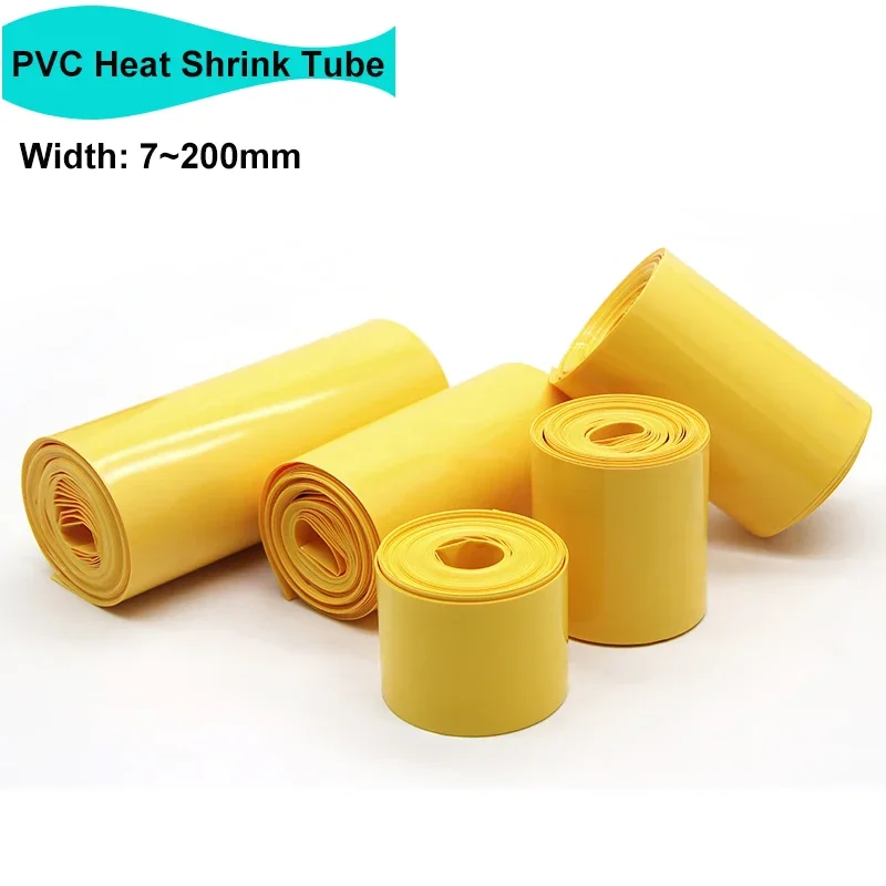1~20M Yellow 18650 Battery Wrap Case 7~200mm Insulated Heat Shrinkable Cable Sleeve Protector Film PVC Heat Shrink Tube
1~20M Yellow 18650 Battery Wrap Case 7~200mm Insulated Heat Shrinkable Cable Sleeve Protector Film PVC Heat Shrink Tube