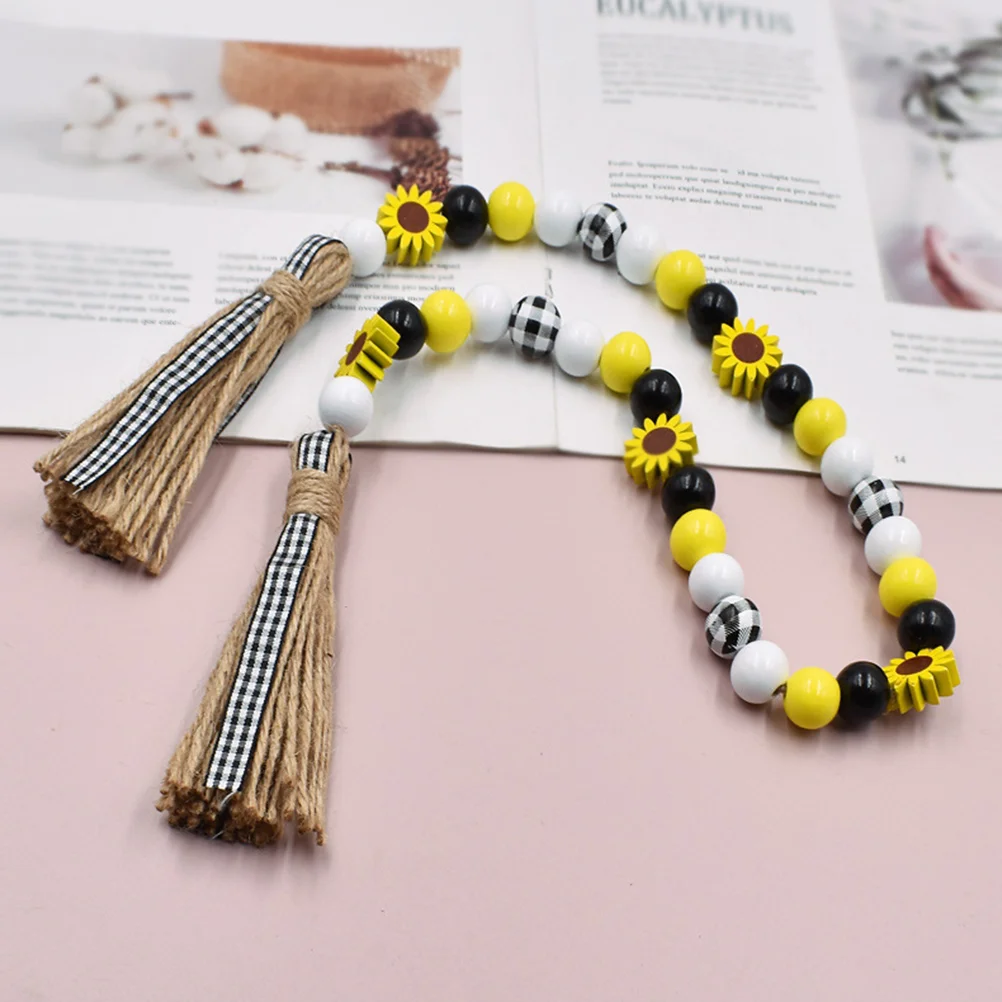 Wisteria Sunflower Beading Decorations Rustic Wall Bohemian Flowers Rope Beaded Tassel Pendant
Wisteria Sunflower Beading Decorations Rustic Wall Bohemian Flowers Rope Beaded Tassel Pendant