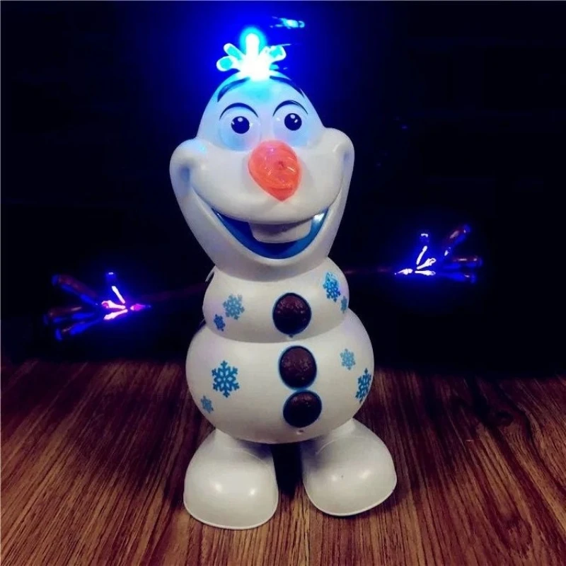22cm Anime Movie Peripheral Snow Treasure Olaf Dancing Robot Frozen Snowman Walking Electric Toy Christmas Gift
22cm Anime Movie Peripheral Snow Treasure Olaf Dancing Robot Frozen Snowman Walking Electric Toy Christmas Gift