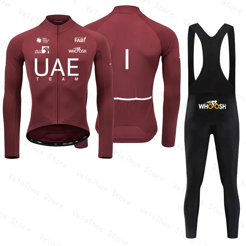 Cycling Jersey Set UAE Long Sleeve Spring/Autumn Bicycle Clothes MTB Bike Jersey UV protection Racing Ciclismo and 19D GEL Pad
Cycling Jersey Set UAE Long Sleeve Spring/Autumn Bicycle Clothes MTB Bike Jersey UV protection Racing Ciclismo and 19D GEL Pad