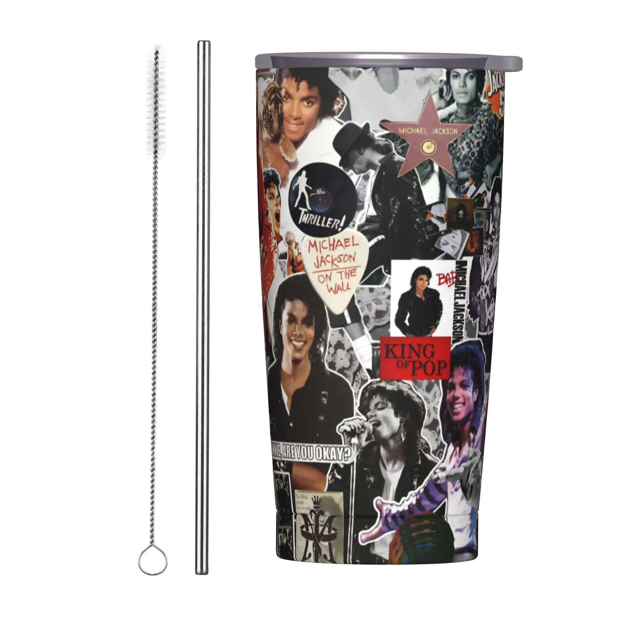 Singer Michael Jacksons MJ Tour 2026 Tumbler Vacuum Insulated Coffee Cups with Lid Straw Travel Outdoor Mugs Water Bottle 20oz
Singer Michael Jacksons MJ Tour 2026 Tumbler Vacuum Insulated Coffee Cups with Lid Straw Travel Outdoor Mugs Water Bottle 20oz
