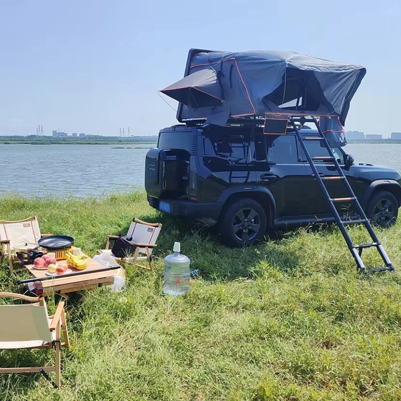 ABS hard shell car roof tent with sunroof Quick setting Windproof and rainproof Off-road camping tent
ABS hard shell car roof tent with sunroof Quick setting Windproof and rainproof Off-road camping tent