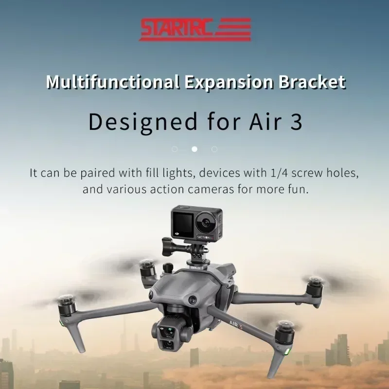 Multifunctional Mount Holder for DJI Air 3 Expansion Fixed Bracket Camera Connect Adapter Night LED Light Drone Speaker Mount
Multifunctional Mount Holder for DJI Air 3 Expansion Fixed Bracket Camera Connect Adapter Night LED Light Drone Speaker Mount