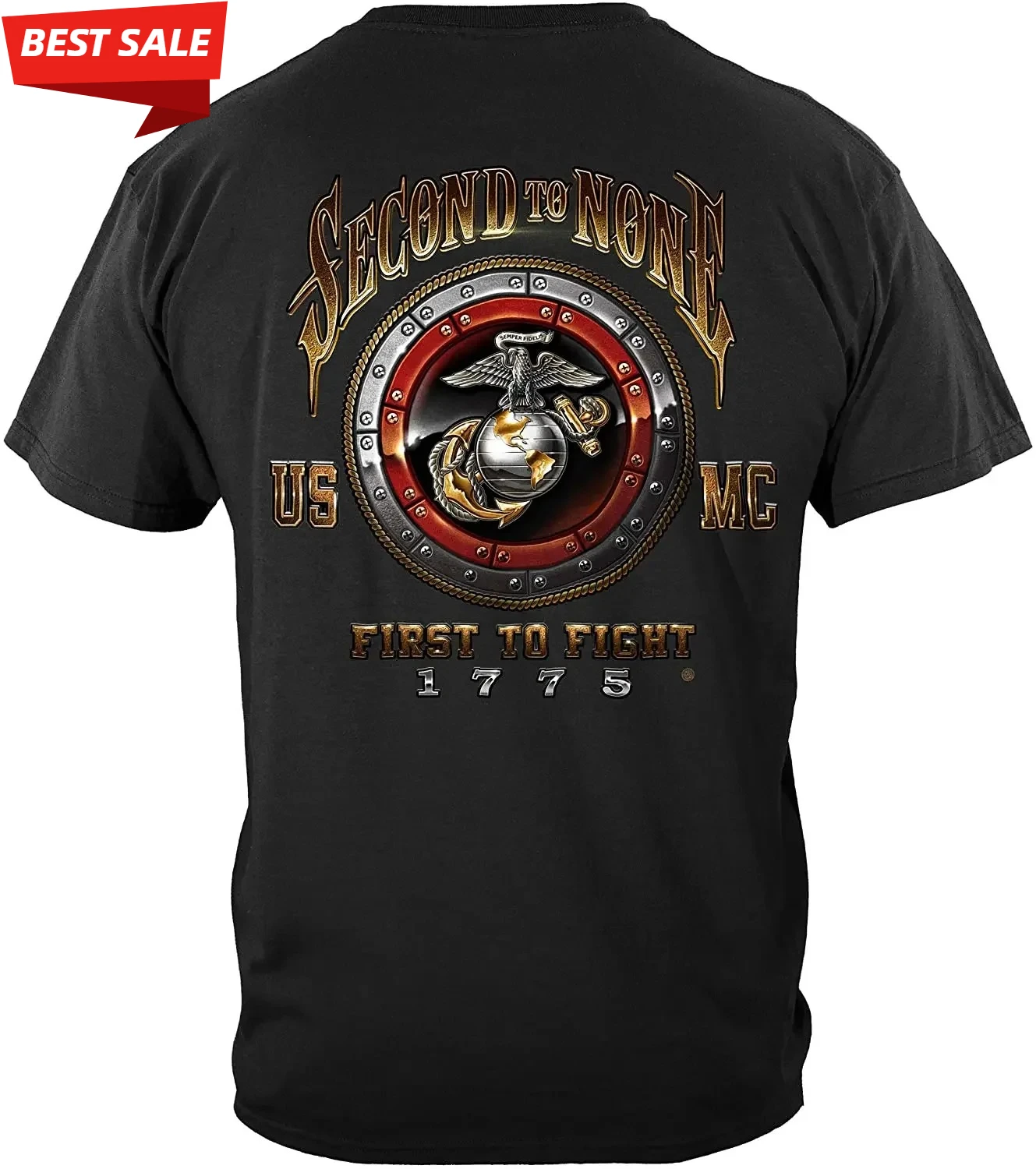 Second To None First To Fight 1775 US Marine Corps T-Shirt 100% Cotton O-Neck Summer Short Sleeve Casual Mens T-shirt Size S-3XL
Second To None First To Fight 1775 US Marine Corps T-Shirt 100% Cotton O-Neck Summer Short Sleeve Casual Mens T-shirt Size S-3XL