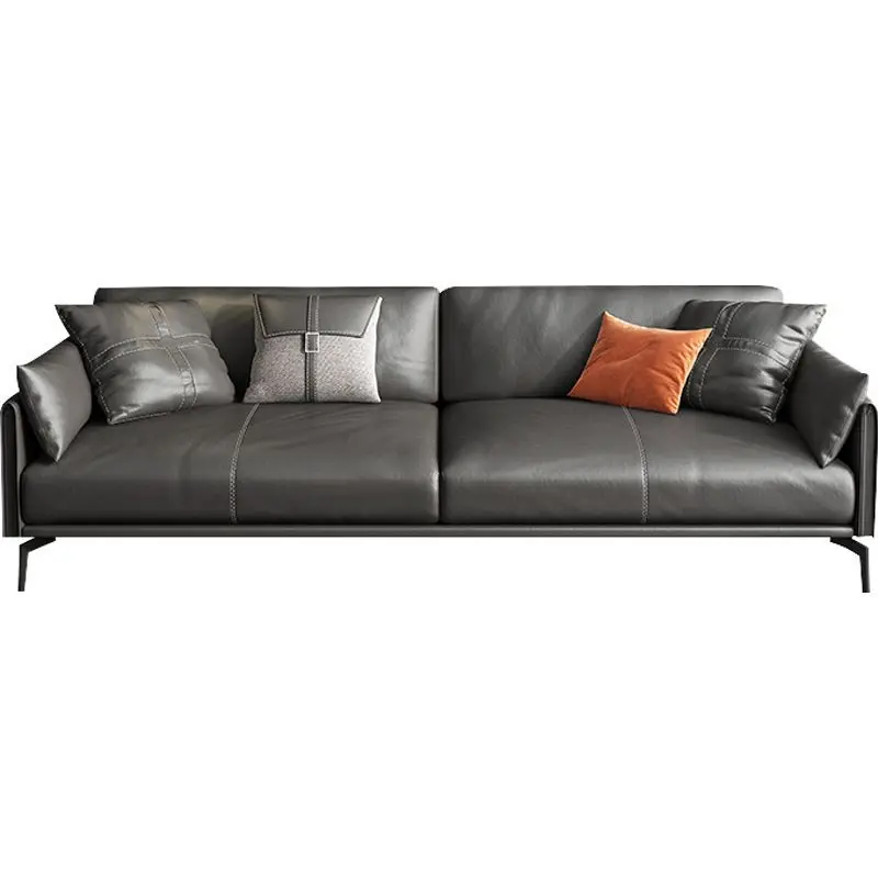 Office sofa coffee table combination set simple modern leather
Office sofa coffee table combination set simple modern leather