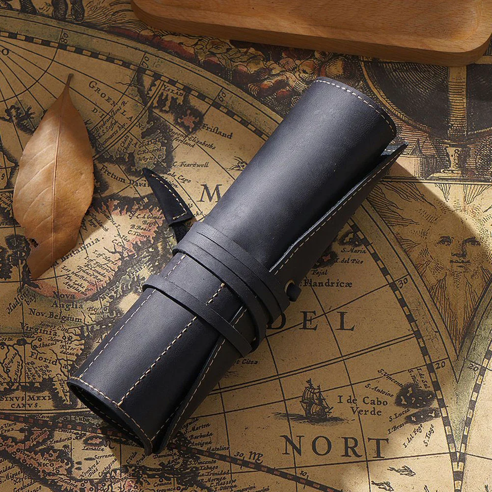Vintage Retro Roll Pen Pouch Holder Pencil Bag Pen Case for Fountain Ballpoint Pen (Black)
Vintage Retro Roll Pen Pouch Holder Pencil Bag Pen Case for Fountain Ballpoint Pen (Black)