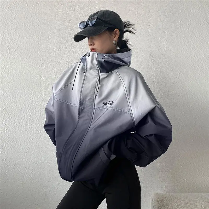 Men Women Gradient Jackets Jacket Windproof Casual Loose Hooded Climbing Coats Outdoor Hiking Camping Cycling Jackets Couple
Men Women Gradient Jackets Jacket Windproof Casual Loose Hooded Climbing Coats Outdoor Hiking Camping Cycling Jackets Couple