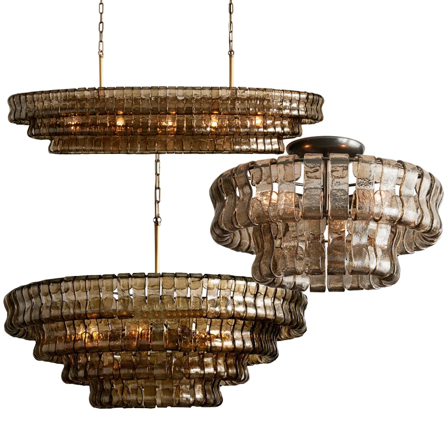 Gray/Clear Glass Ceiling Chandeliers Classic Modern Room Decor Vintage Chandelier Ceiling Lights E14 Bulb, Easy Installation
Gray/Clear Glass Ceiling Chandeliers Classic Modern Room Decor Vintage Chandelier Ceiling Lights E14 Bulb, Easy Installation