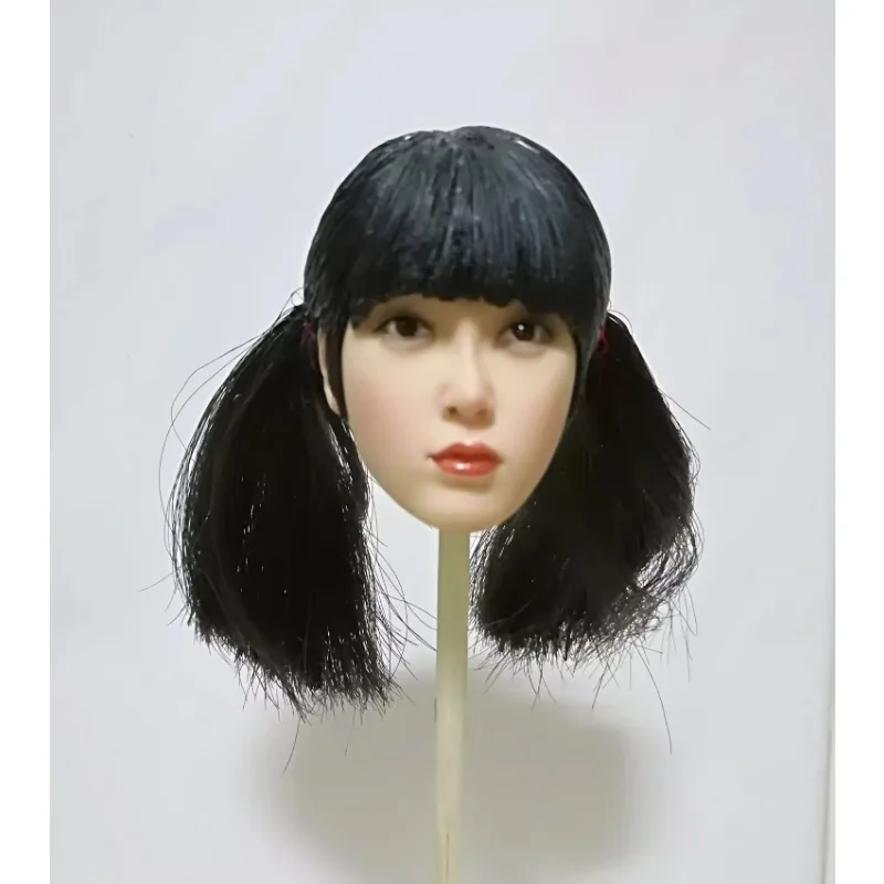 1/6 Scale Chinese Beauty Bangs Dual Horsetail Hairstyle Head Head Carving Model for 12" Female Action Figures Ph Jodoll Body
1/6 Scale Chinese Beauty Bangs Dual Horsetail Hairstyle Head Head Carving Model for 12" Female Action Figures Ph Jodoll Body