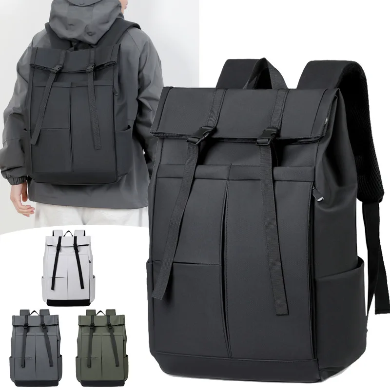 New business men's roll-up backpack large capacity travel commuter backpack travel bag laptop bag and school bag
New business men's roll-up backpack large capacity travel commuter backpack travel bag laptop bag and school bag