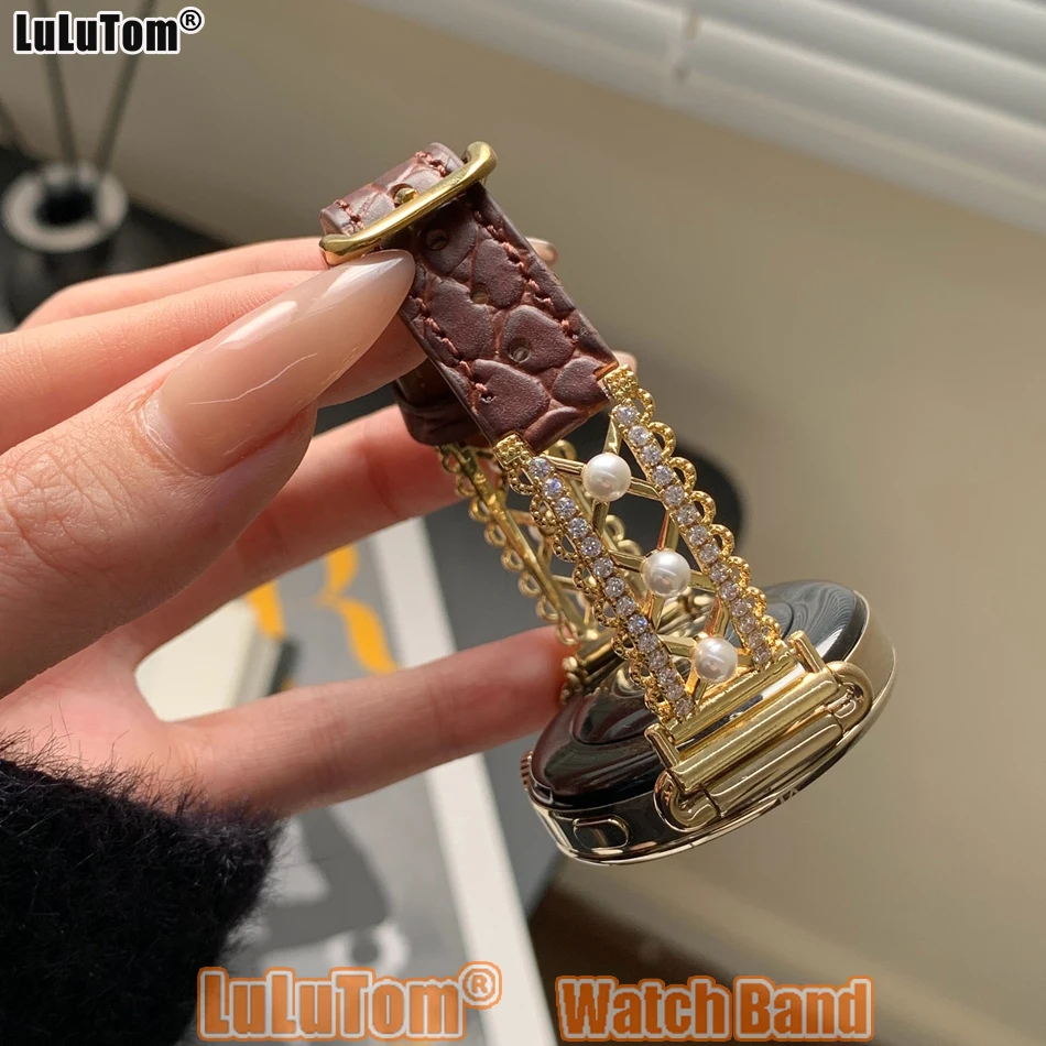 Ремешок для часов 18/20/22 мм для Samsung Galaxy Watch 8 Ultra 7 6 5 4 44/40 Huawei GT5 Pro 42/46 мм, жемчужный циркон, ювелирные изделия, браслет, ремни
Ремешок для часов 18/20/22 мм для Samsung Galaxy Watch 8 Ultra 7 6 5 4 44/40 Huawei GT5 Pro 42/46 мм, жемчужный циркон, ювелирные изделия, браслет, ремни