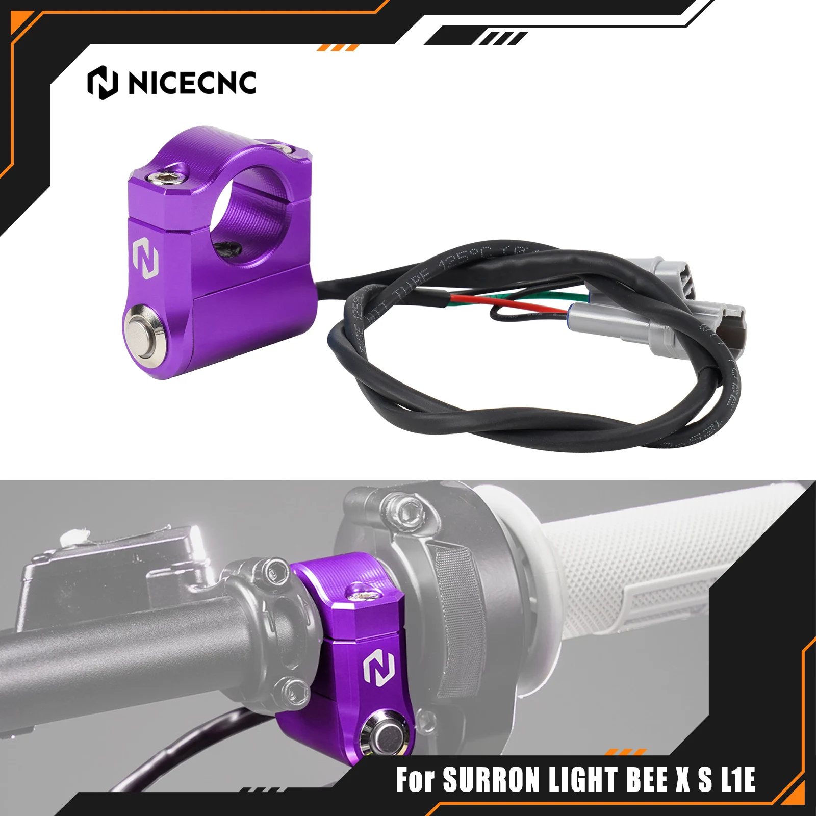 For Surron Light Bee X For Sur-Ron Light Bee S L1E For Segway X160 X260 Plug & Play Headlight Switch Button Electric Dirt Bike
For Surron Light Bee X For Sur-Ron Light Bee S L1E For Segway X160 X260 Plug & Play Headlight Switch Button Electric Dirt Bike