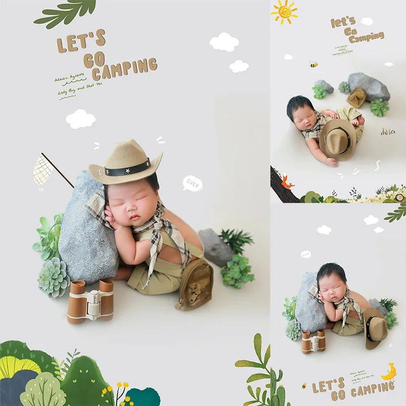 Explorer Style Newborn Photography Clothing Simulation Stone Succulents Photo Props Baby Boy Cowboy Hat Telescope Shooting Props
Explorer Style Newborn Photography Clothing Simulation Stone Succulents Photo Props Baby Boy Cowboy Hat Telescope Shooting Props