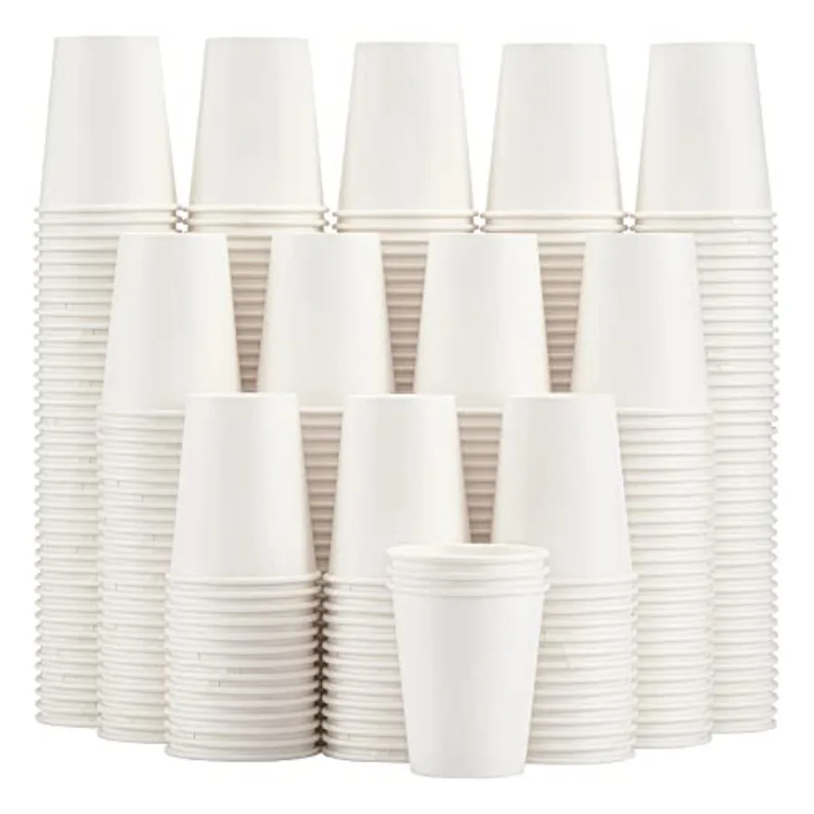300 Pack Paper Cups 8 oz, Disposable Coffee Cups, Paper Coffee Cups 8 oz, White Hot/Cold Beverage Drinking Cup for Water Juice
300 Pack Paper Cups 8 oz, Disposable Coffee Cups, Paper Coffee Cups 8 oz, White Hot/Cold Beverage Drinking Cup for Water Juice