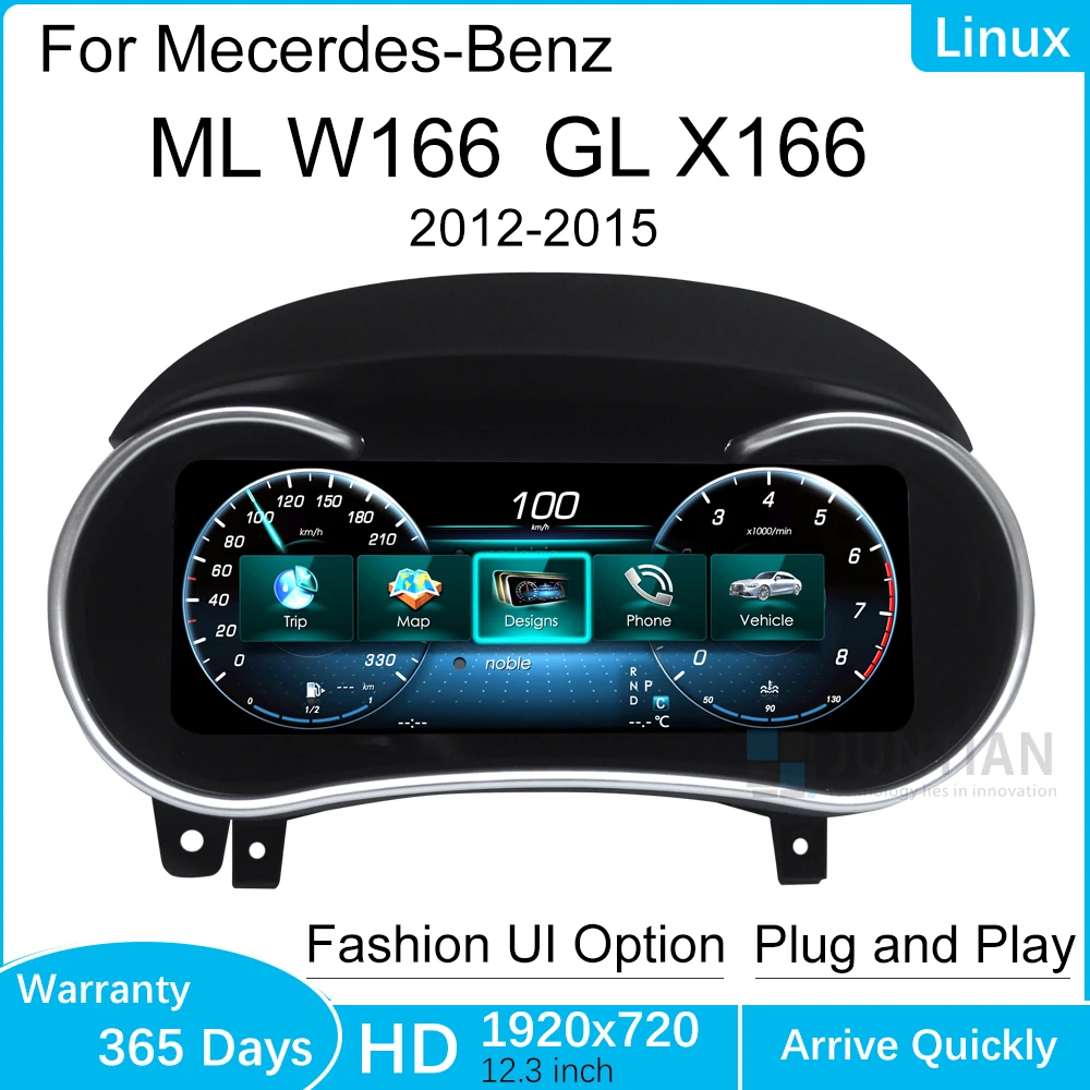 For Mercedes-Benz ML/GLE W166 GL X166 G W463 Digital LCD Dashboard with Wireless CarPlay and Android Screen Connectivity
For Mercedes-Benz ML/GLE W166 GL X166 G W463 Digital LCD Dashboard with Wireless CarPlay and Android Screen Connectivity