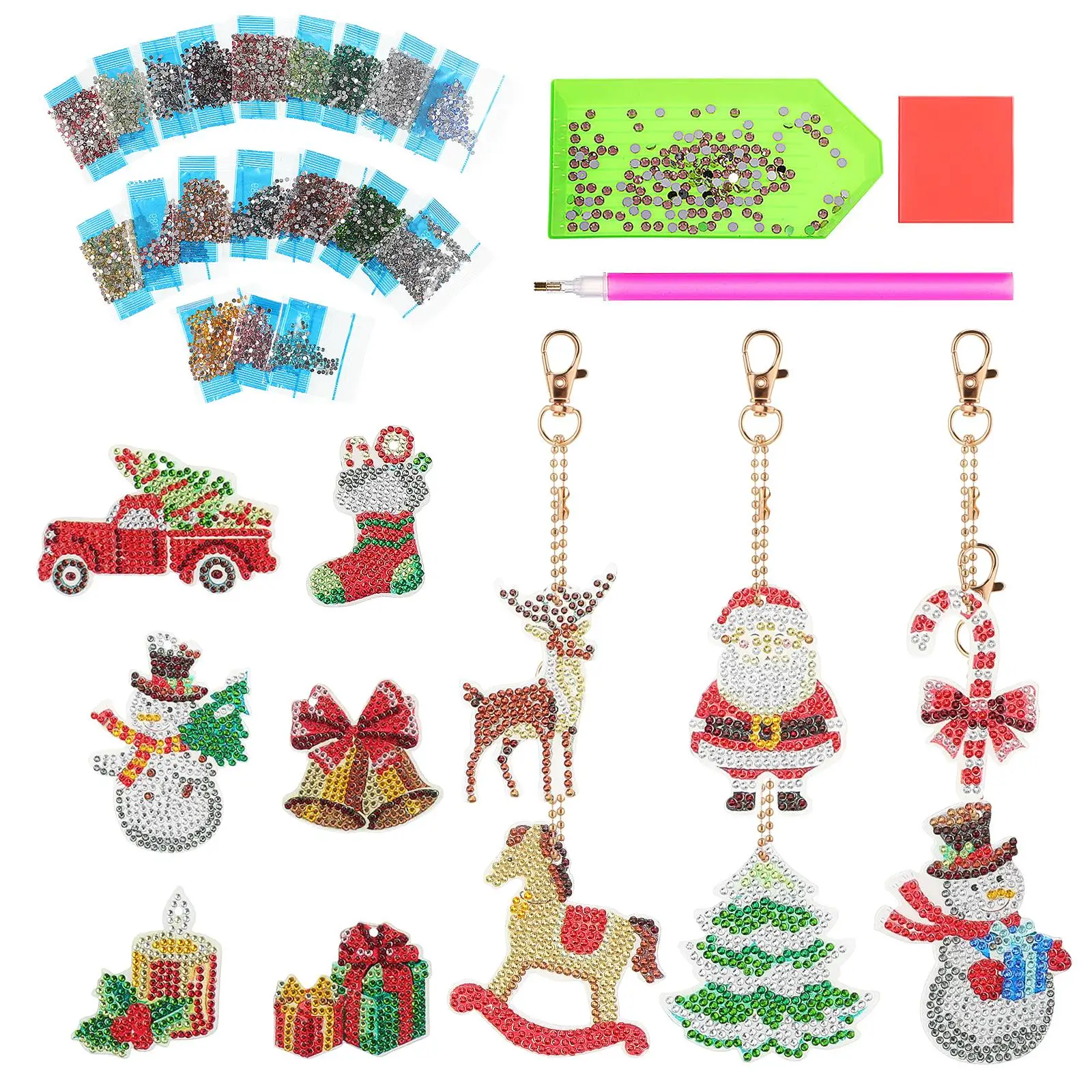 Painting Keychain Christmas Crafts Decor Handmade Ornaments Gifts Adults Beautiful Designs Diamond Kits Christmas Diamond
Painting Keychain Christmas Crafts Decor Handmade Ornaments Gifts Adults Beautiful Designs Diamond Kits Christmas Diamond