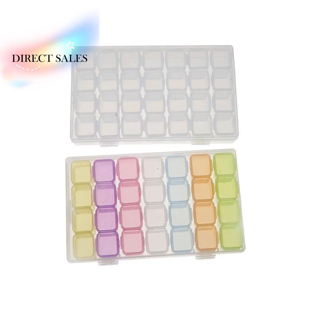 Adjustable Open the Lid Rectangle Compartment Plastic Pill Box Transparent Storage Box Beads Storage Case Jewelry Packaging
Adjustable Open the Lid Rectangle Compartment Plastic Pill Box Transparent Storage Box Beads Storage Case Jewelry Packaging