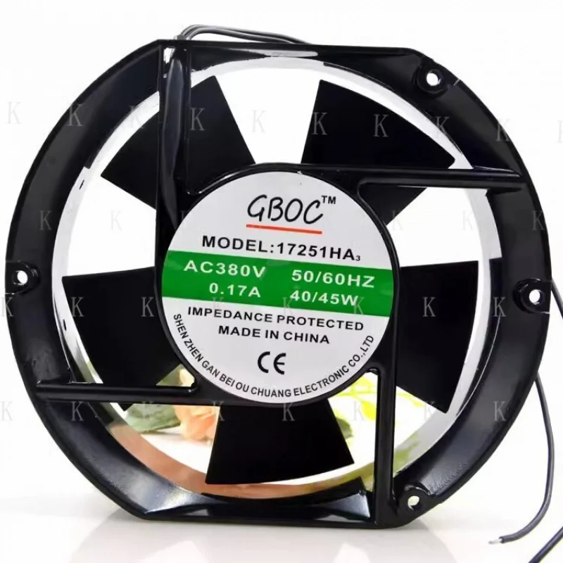 C FOR GBOC 17251HA3 220V 380V 17CM Axial Cooling Fan
C FOR GBOC 17251HA3 220V 380V 17CM Axial Cooling Fan