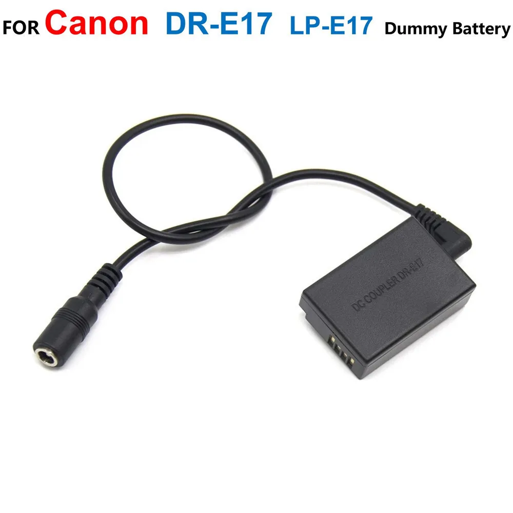 DR-E17 DR E17 DC Coupler LP E17 LP-E17 Fake Battery Adapter Charger For Canon CA-PS700 EOS M3 M5 M6 EOS-M5 EOS-M6
DR-E17 DR E17 DC Coupler LP E17 LP-E17 Fake Battery Adapter Charger For Canon CA-PS700 EOS M3 M5 M6 EOS-M5 EOS-M6