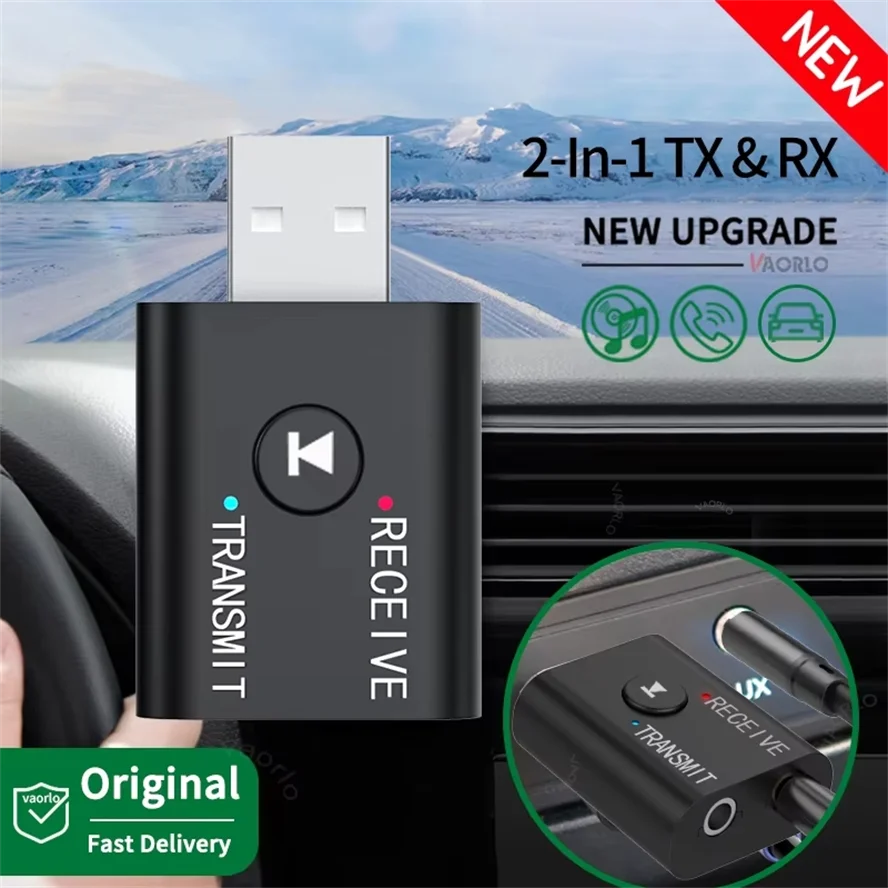 Bluetooth 5.0 Audio Transmitter Receiver 3.5mm AUX Jack RCA USB Dongle Stereo Wireless Adapter for TV Car Kit Speaker Headphone
Bluetooth 5.0 Audio Transmitter Receiver 3.5mm AUX Jack RCA USB Dongle Stereo Wireless Adapter for TV Car Kit Speaker Headphone