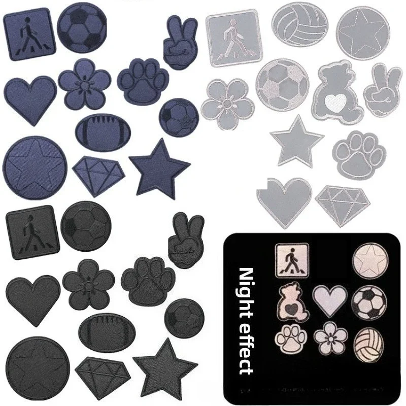 Mixed Twill Cloth Sticker Computer Embroidery Patch Sticker Reflective Leather Embroidery Clothes Patch Sticker
Mixed Twill Cloth Sticker Computer Embroidery Patch Sticker Reflective Leather Embroidery Clothes Patch Sticker