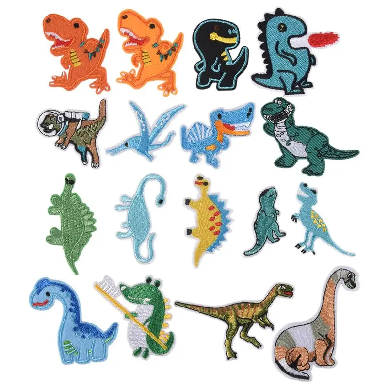 AT13 17 PCS Dinosaur Ironing Patch Embroidered Sewing Patches Sew On Applique Decorative For Jackets T-Shirt Jeans Clothing
AT13 17 PCS Dinosaur Ironing Patch Embroidered Sewing Patches Sew On Applique Decorative For Jackets T-Shirt Jeans Clothing