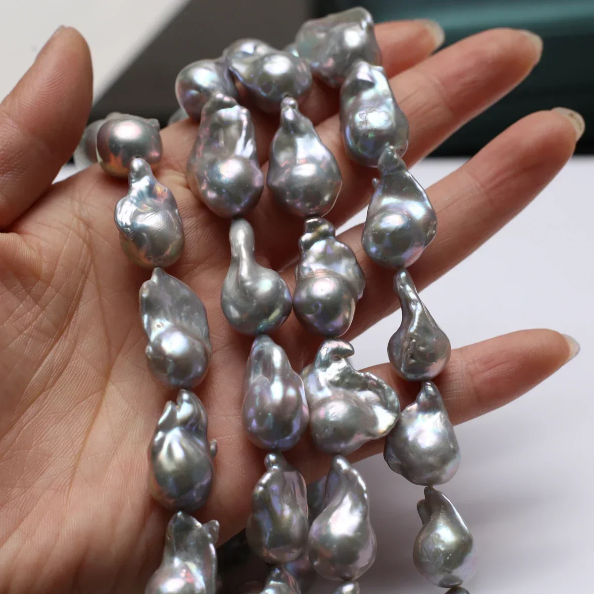 15x23-15x25mm 6A+ Blemish-Free Gray Natural Freshwater Pearl Baroque Bead Women Jewelry Make DIY Necklace Bracelet Accessories
15x23-15x25mm 6A+ Blemish-Free Gray Natural Freshwater Pearl Baroque Bead Women Jewelry Make DIY Necklace Bracelet Accessories