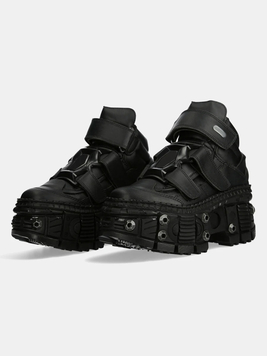 Retro Tank Bottom Metal Ankle Boots 2025 New Fashion Women's Round Toe Street Rock Short Boot Punk Black Hook & Loop Casual Shoe
Retro Tank Bottom Metal Ankle Boots 2025 New Fashion Women's Round Toe Street Rock Short Boot Punk Black Hook & Loop Casual Shoe