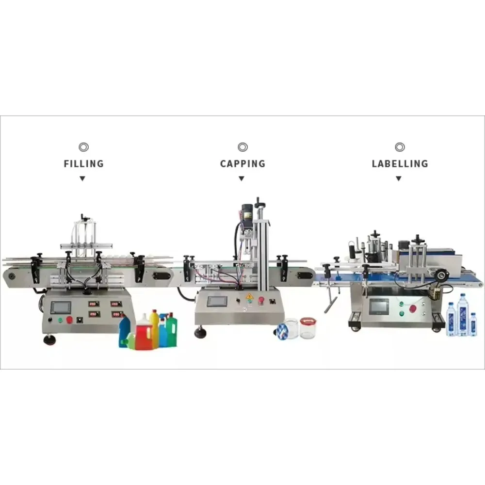 500ml Glass Bottle Liquid Automatic Packer | Desktop Juice/Beverage Filling Capping Labeling High Precision Motorized
500ml Glass Bottle Liquid Automatic Packer | Desktop Juice/Beverage Filling Capping Labeling High Precision Motorized