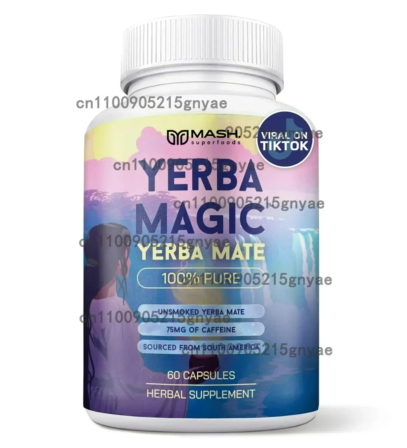 100% капсулы Yerba Mate — чистая энергия, Brain Fog Buster и здоровье Gut | Натуральный кофеин Yerba Magic с 30 порциями
100% капсулы Yerba Mate — чистая энергия, Brain Fog Buster и здоровье Gut | Натуральный кофеин Yerba Magic с 30 порциями