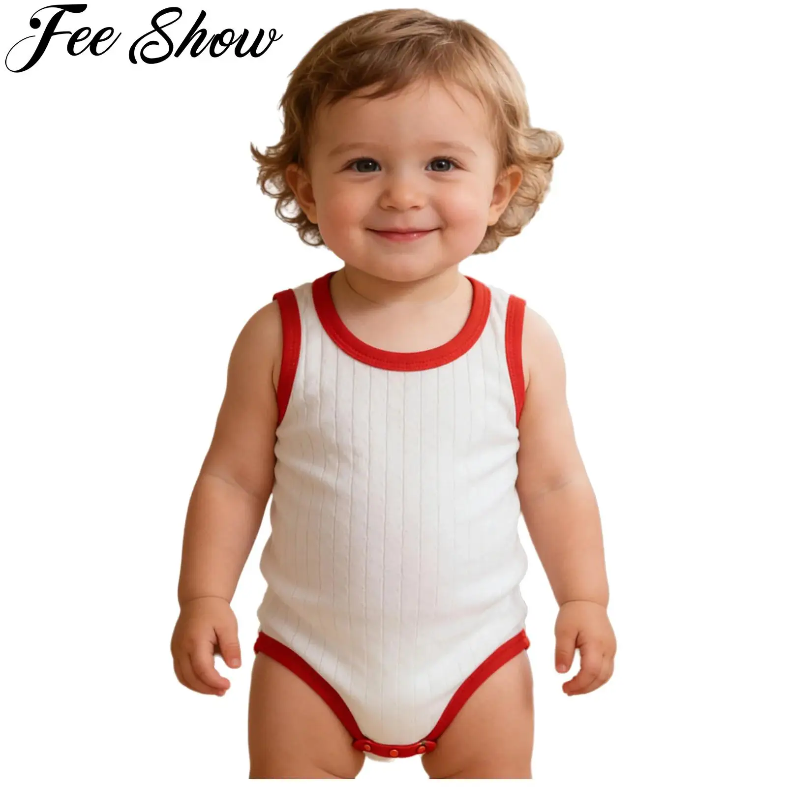 Baby Boys Girls Cotton Rompers Pajamas Toddler Summer Clothes Contrast Color Trim Sleeveless Bodysuit Newborn Sleepwear Homewear
Baby Boys Girls Cotton Rompers Pajamas Toddler Summer Clothes Contrast Color Trim Sleeveless Bodysuit Newborn Sleepwear Homewear