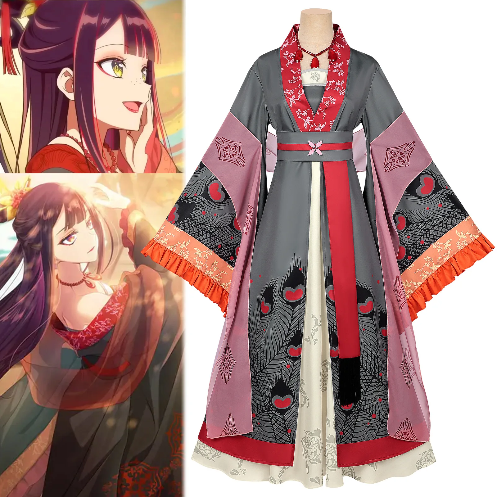 Inept Villainess: Butterfly-Rat Swap Shu Keigetsu Cosplay Costume Set Chinese Style Anime Retro Dress
Inept Villainess: Butterfly-Rat Swap Shu Keigetsu Cosplay Costume Set Chinese Style Anime Retro Dress