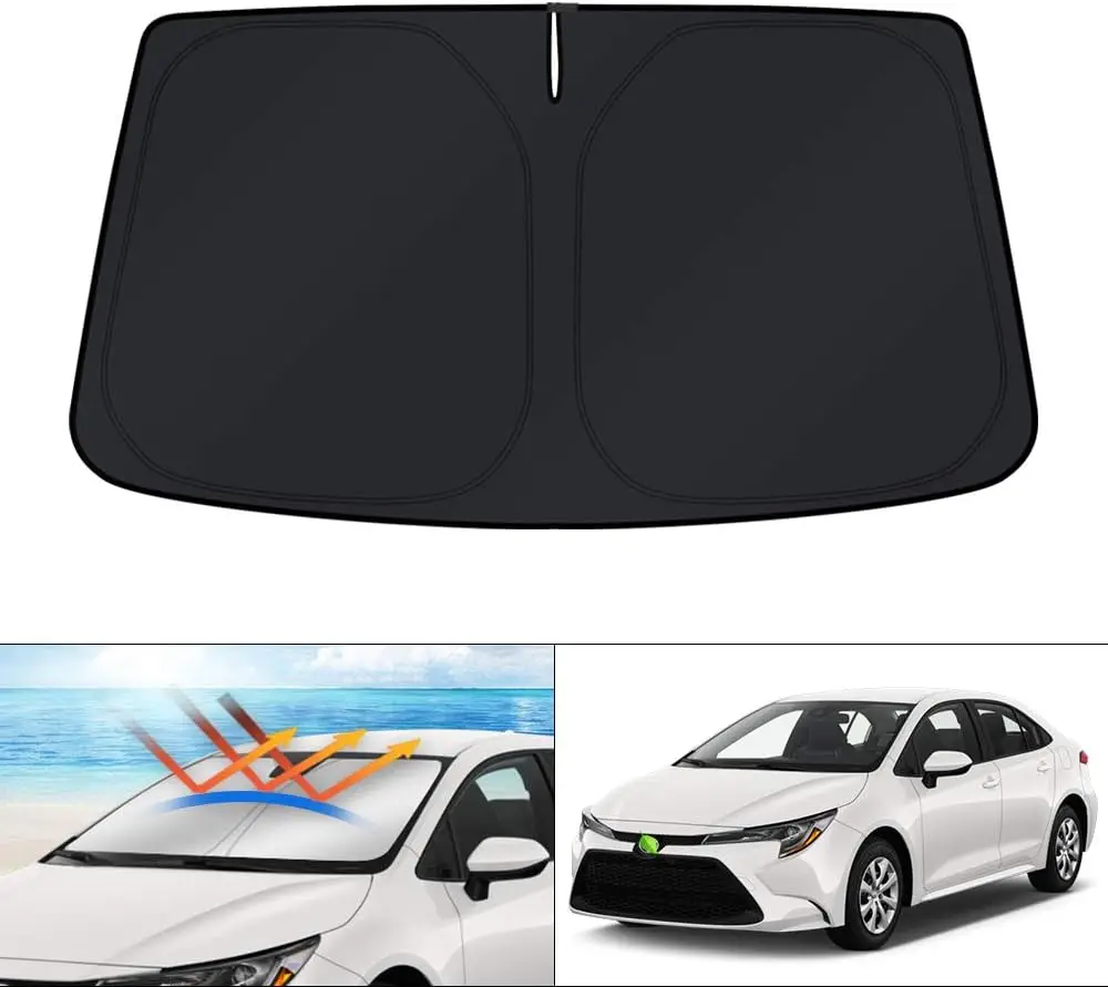 Custom Fit Windshield Sun Shade for Toyota Corolla 2020-2026, Blocks UV Rays, Foldable Protector
Custom Fit Windshield Sun Shade for Toyota Corolla 2020-2026, Blocks UV Rays, Foldable Protector