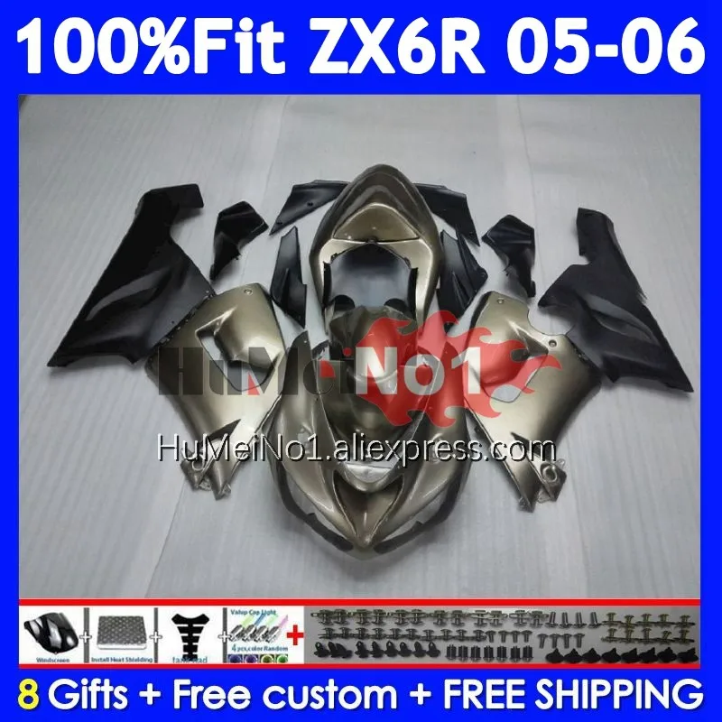 Injection Body For KAWASAKI NINJA ZX 6R 600 636 6 R 206No.13 ZX-6R champagne ZX636 ZX6R 05 06 ZX600 ZX-636 2005 2006 Fairings
Injection Body For KAWASAKI NINJA ZX 6R 600 636 6 R 206No.13 ZX-6R champagne ZX636 ZX6R 05 06 ZX600 ZX-636 2005 2006 Fairings