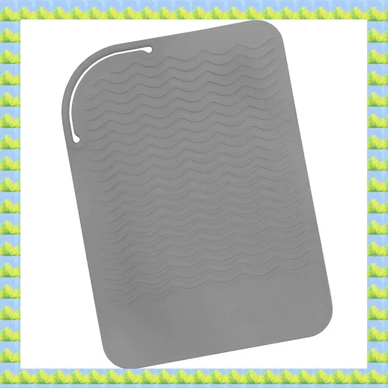 FZFZ 2X Gray Silicone Heat Resistant Travel Mat, Anti-Heat Pad For Hair Straighteners, Curling Irons, Flat Irons
FZFZ 2X Gray Silicone Heat Resistant Travel Mat, Anti-Heat Pad For Hair Straighteners, Curling Irons, Flat Irons