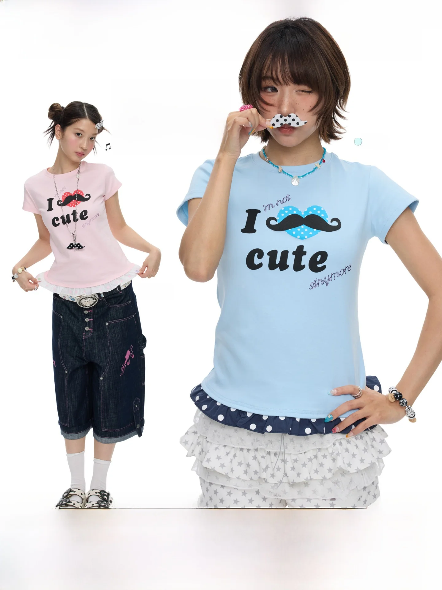 BENAND Early Summer Love Retro Taste Polka Dot Lace Drill Short Sleeve Women's T-Shirt Commute Style Straight Cut Nylon
BENAND Early Summer Love Retro Taste Polka Dot Lace Drill Short Sleeve Women's T-Shirt Commute Style Straight Cut Nylon