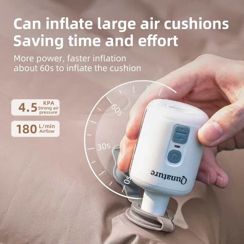 Qunature Electric Air Pump Multifunctional Inflatable Extract Gas Pump Camping Air Bed Swimming Ring Inflatable Pump lighting
Qunature Electric Air Pump Multifunctional Inflatable Extract Gas Pump Camping Air Bed Swimming Ring Inflatable Pump lighting