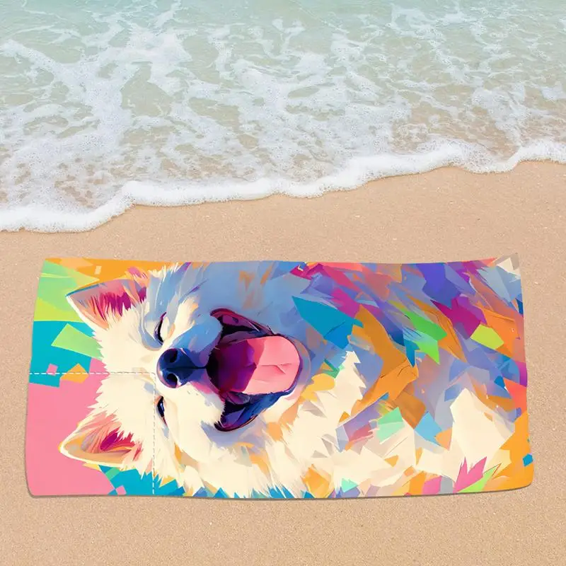 Beach Towel 80x160cm Quick Dry Absorbent Towels Fast-Dry With Cute Dog Patterns For Camping Beach Bathing Swimming Sports Yoga
Beach Towel 80x160cm Quick Dry Absorbent Towels Fast-Dry With Cute Dog Patterns For Camping Beach Bathing Swimming Sports Yoga