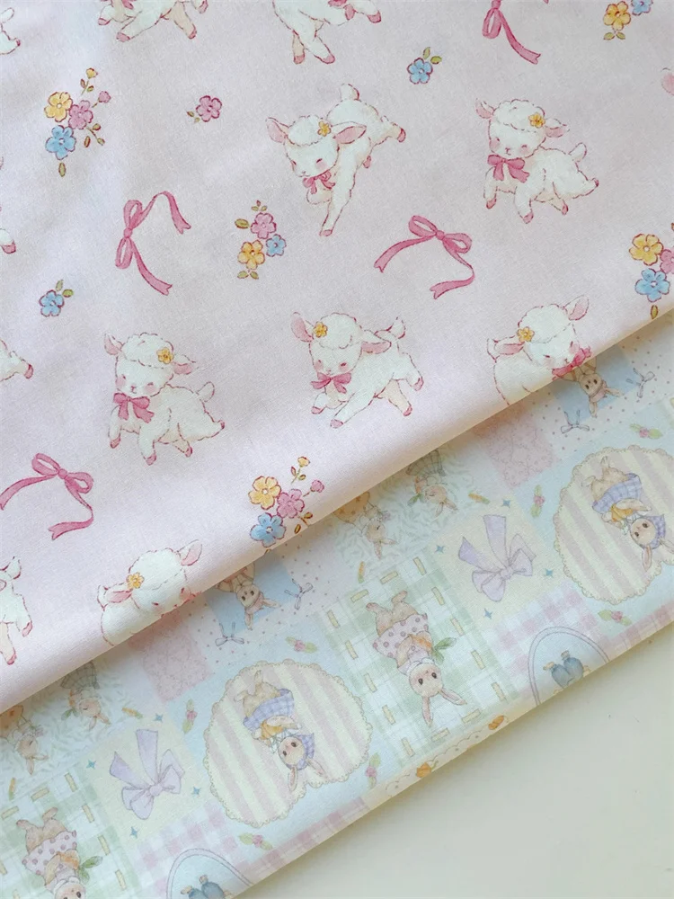 Cartoon Bunny Cotton Fabric Handmade DIY Children's Clothing Shirt Skirt DIY Bag Tablecloth Pillow Cover Fabric
Cartoon Bunny Cotton Fabric Handmade DIY Children's Clothing Shirt Skirt DIY Bag Tablecloth Pillow Cover Fabric