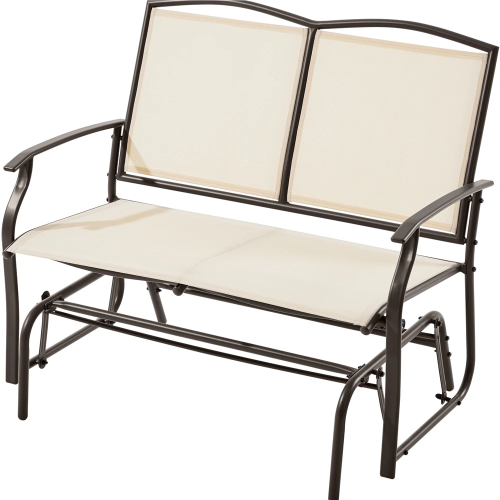 Patio Glider Outdoor Glider 2-Person Outdoor Glider Bench with Steel Frame, 408 LBS Capacity Outdoor Loveseat for Outside
Patio Glider Outdoor Glider 2-Person Outdoor Glider Bench with Steel Frame, 408 LBS Capacity Outdoor Loveseat for Outside