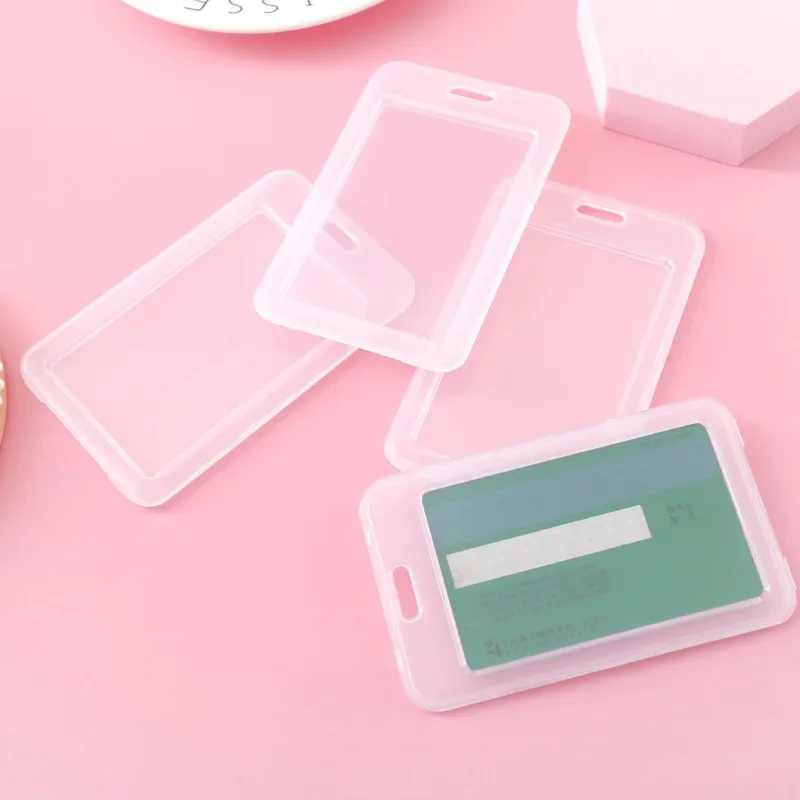 2pcs/lot Double Sided Transparent ID Holders Sleeve Name Badge Holder Plastic Chest Pocket Tag Badges Cover Case Office Supplies
2pcs/lot Double Sided Transparent ID Holders Sleeve Name Badge Holder Plastic Chest Pocket Tag Badges Cover Case Office Supplies