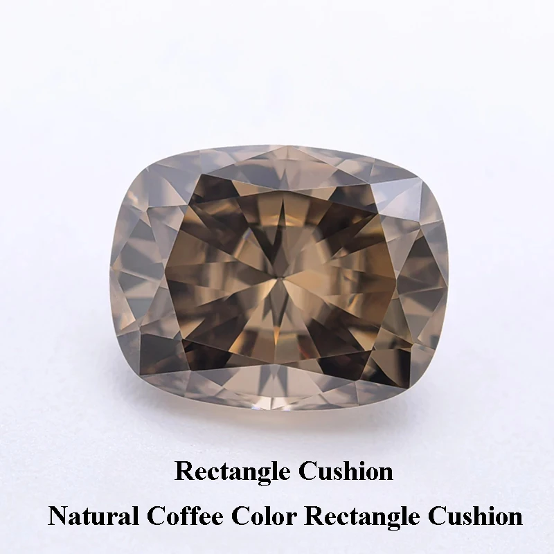Moissanite Stone Natural Coffee Color Rectangle Cushion Cut Lab Grown Diamond Advanced Jewelry Making Materials with Certificate
Moissanite Stone Natural Coffee Color Rectangle Cushion Cut Lab Grown Diamond Advanced Jewelry Making Materials with Certificate