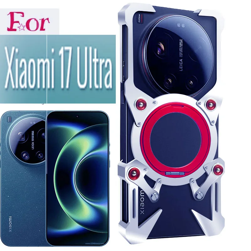 For Xiaomi 17 Ultra Aluminum Frameless Protective Rugged Cove Rotating Bracket Shell Rimless Shockproof Metal Bumper Case
For Xiaomi 17 Ultra Aluminum Frameless Protective Rugged Cove Rotating Bracket Shell Rimless Shockproof Metal Bumper Case