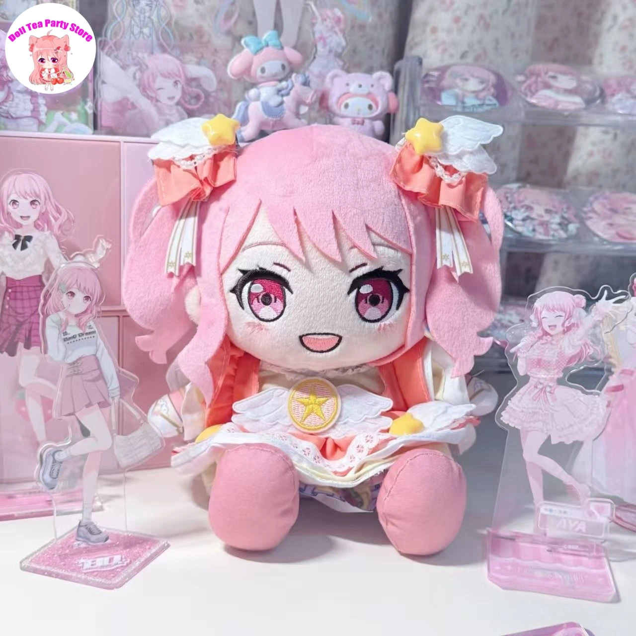 BanG Dream! Мягкая плюшевая игрушка-подушка Maruyama Aya: Аниме-девочка в сидячей позе, 20 см – идеальный подарок на Хэллоуин
BanG Dream! Мягкая плюшевая игрушка-подушка Maruyama Aya: Аниме-девочка в сидячей позе, 20 см – идеальный подарок на Хэллоуин