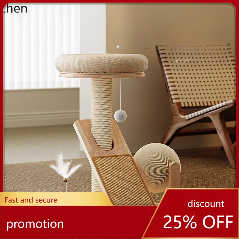 HXL Cat scratching board cat climbing frame nest integrated solid wood small does not occupy the sisal toy cat frame home decor
HXL Cat scratching board cat climbing frame nest integrated solid wood small does not occupy the sisal toy cat frame home decor