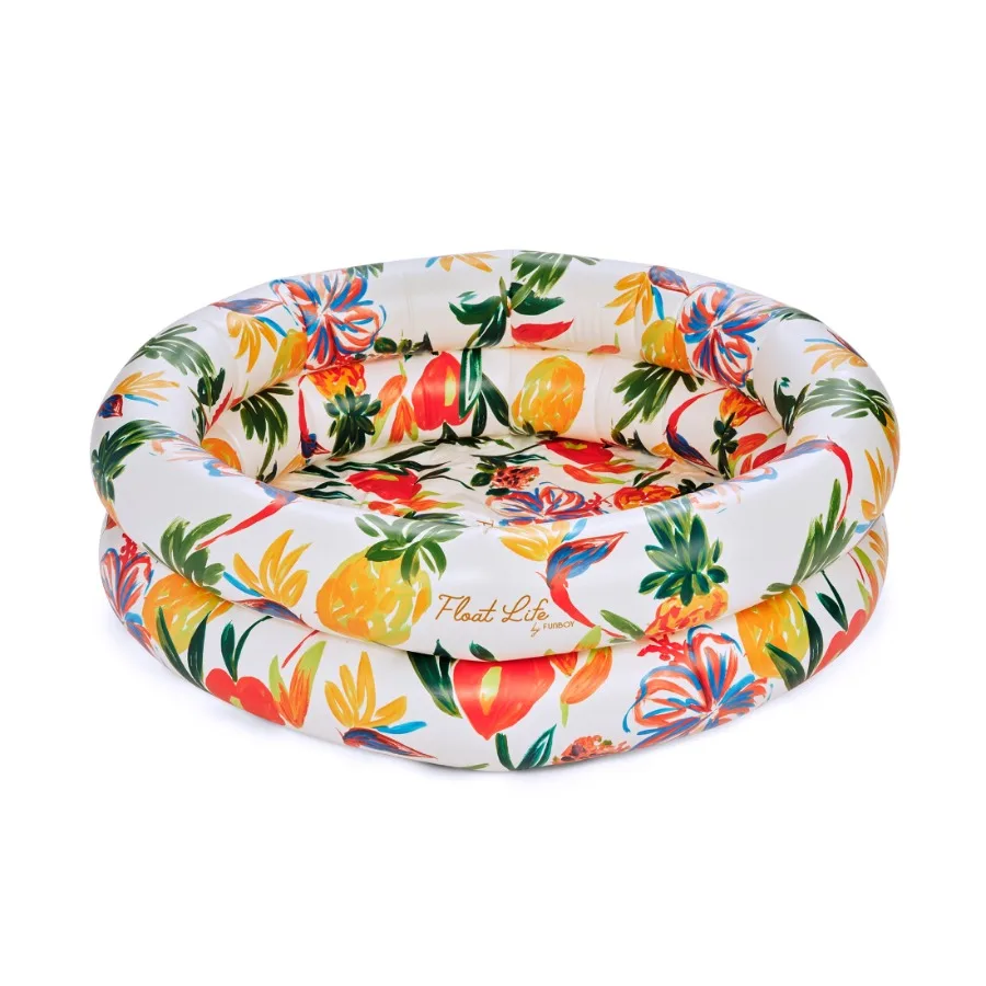Inflatable Round 2-Ring Pool Tropical Paradise 48" Diameter 6+
Inflatable Round 2-Ring Pool Tropical Paradise 48" Diameter 6+