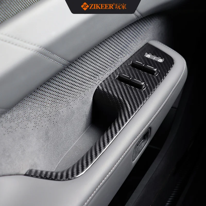 Suitable for 2024 and 2025 ZEEKR 001 lifting window panel genuine carbon fiber patch interior modification
Suitable for 2024 and 2025 ZEEKR 001 lifting window panel genuine carbon fiber patch interior modification