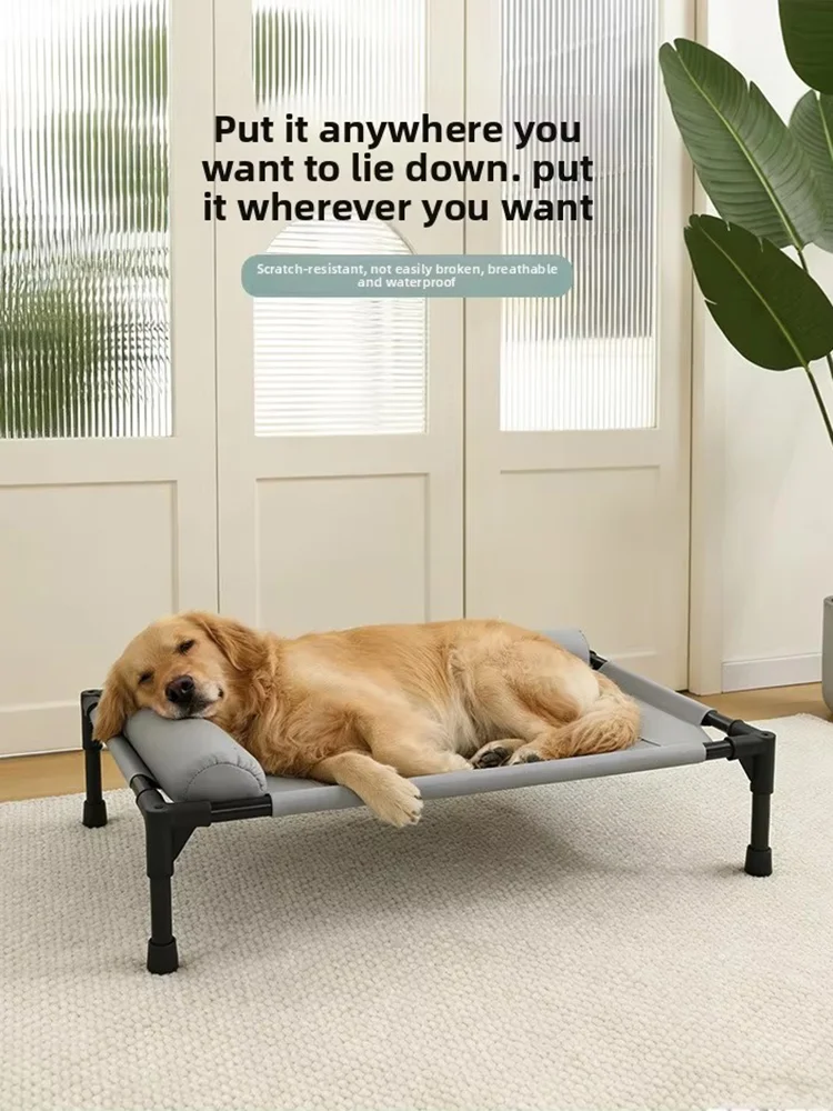 Elevated Cooling Pet Cot Breathable Mesh Bed With Pillow Pad Moisture Proof Four Seasons Universal Indoor Sleeping For Dogs Cats
Elevated Cooling Pet Cot Breathable Mesh Bed With Pillow Pad Moisture Proof Four Seasons Universal Indoor Sleeping For Dogs Cats